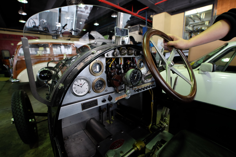 Among all of his off-road gems, the Bugatti—like the Ferrari—seemed random. But as he described the race car’s fascinating features, I began to realize that Victor’s true passion: learning about interesting mechanical systems. Photo: Michael Tracy
